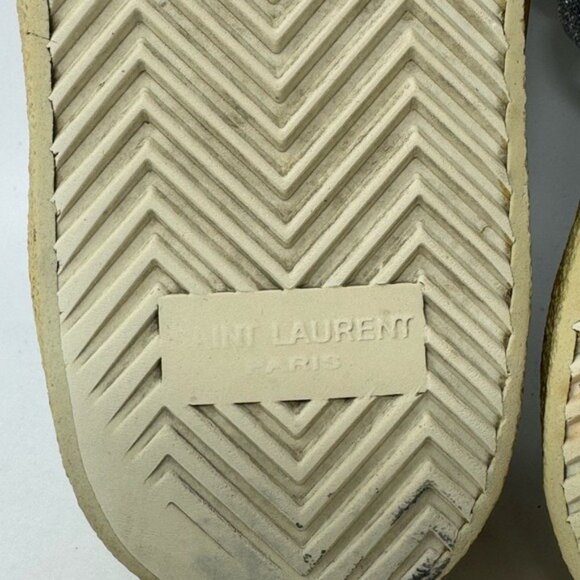 Authentic Saint Laurent leather Sneakers size EU 37/ 7 US - Picture 11 of 11